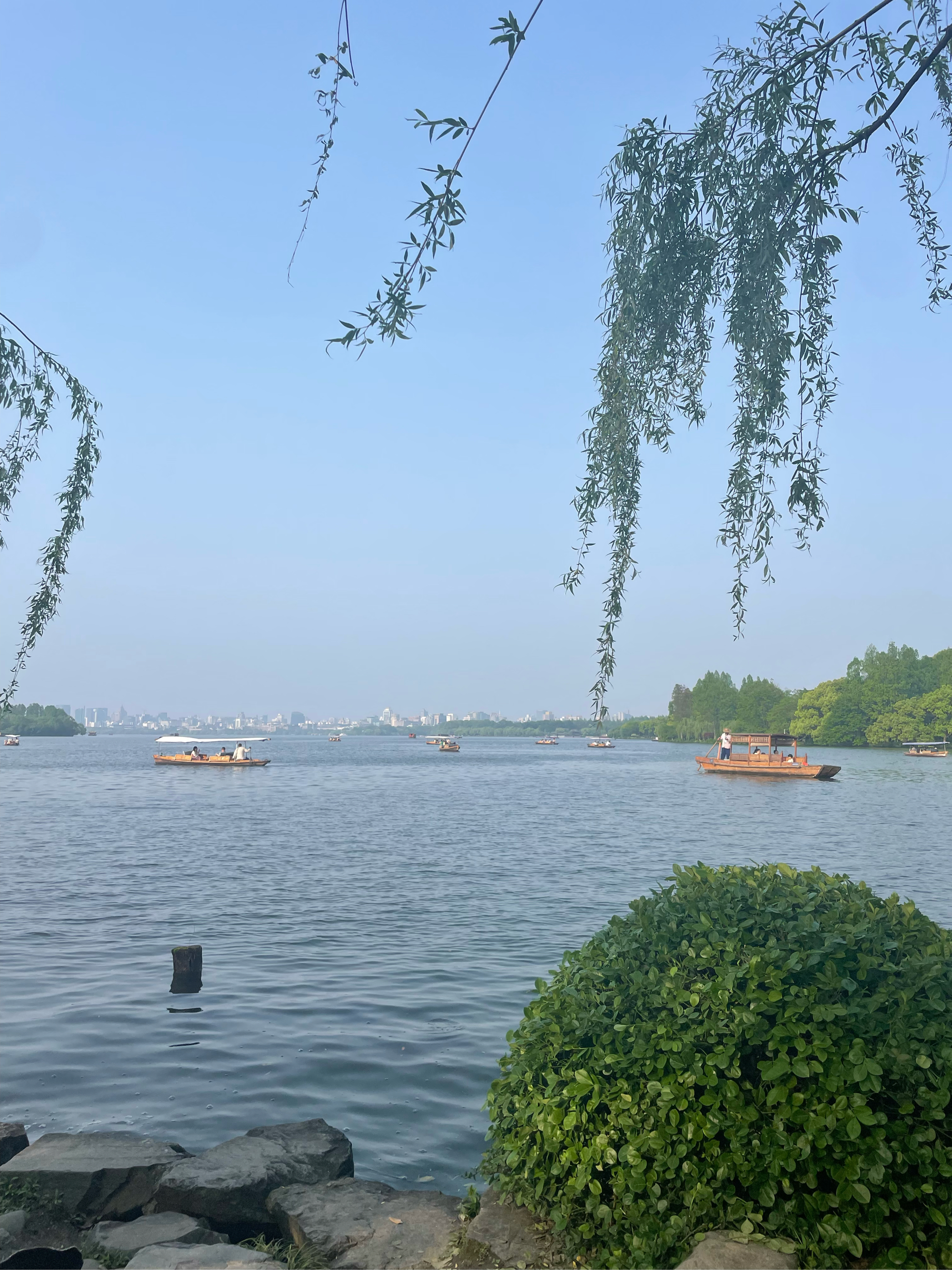 杭州西湖美景 真实图片