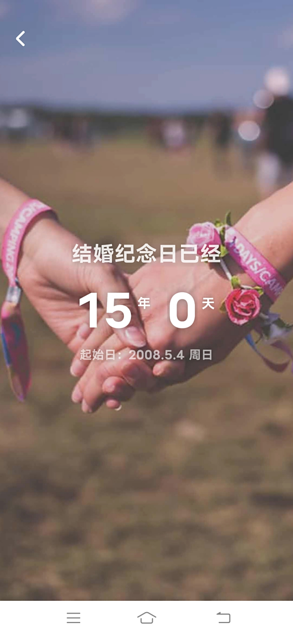 结婚15年纪念日