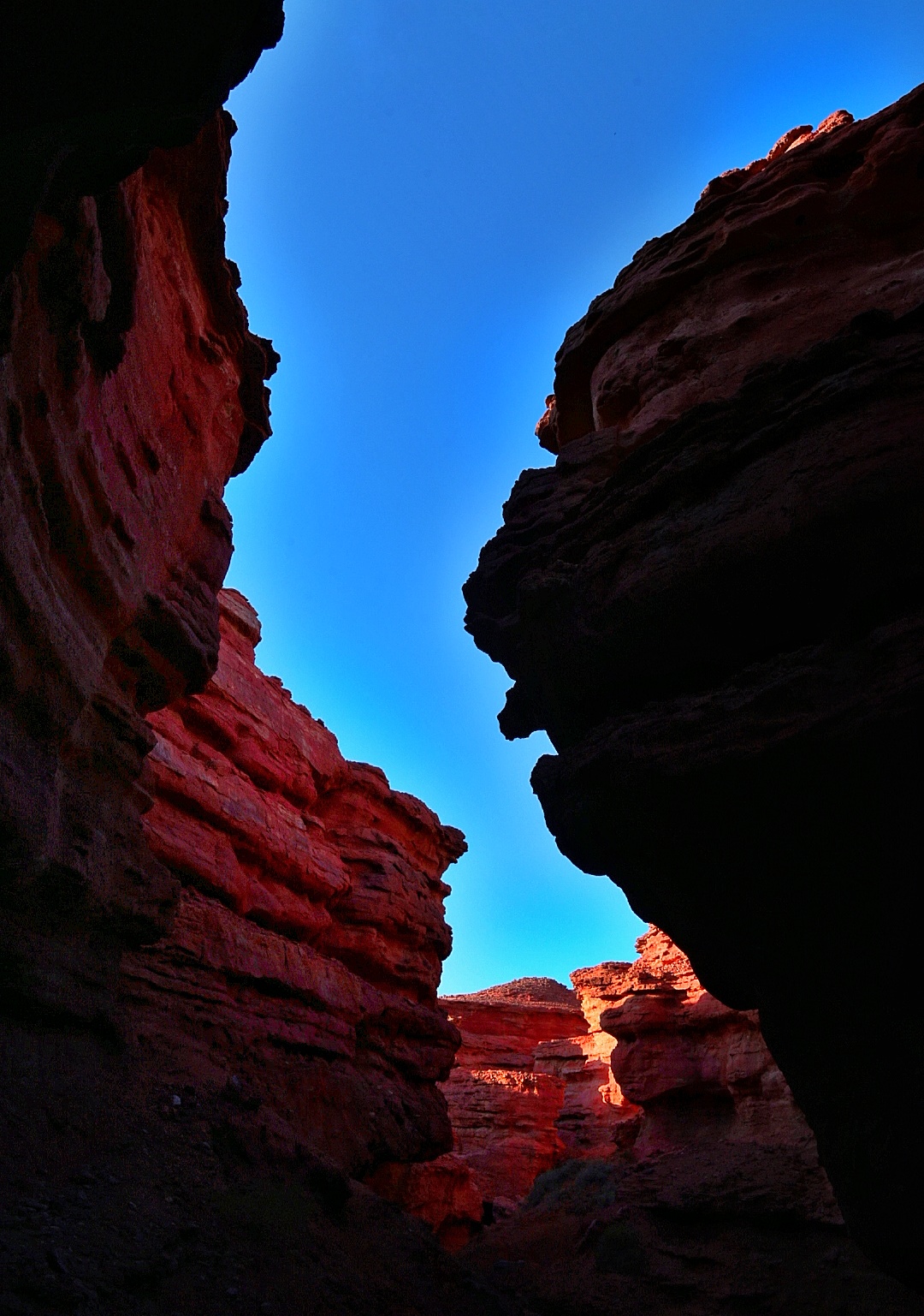 内蒙古阿拉善沙漠地质公园,雅丹丹霞地貌并存.