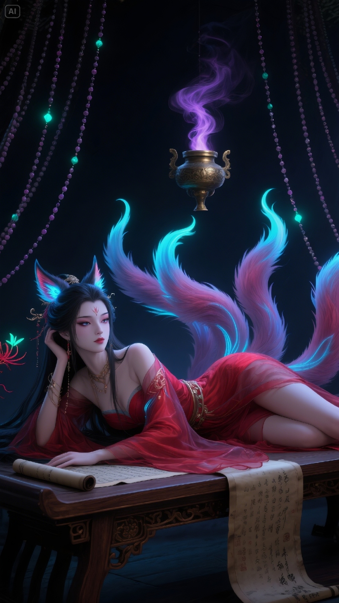 弥漫着魅惑与神秘交织的气息,令人心醉神迷,仿若踏入