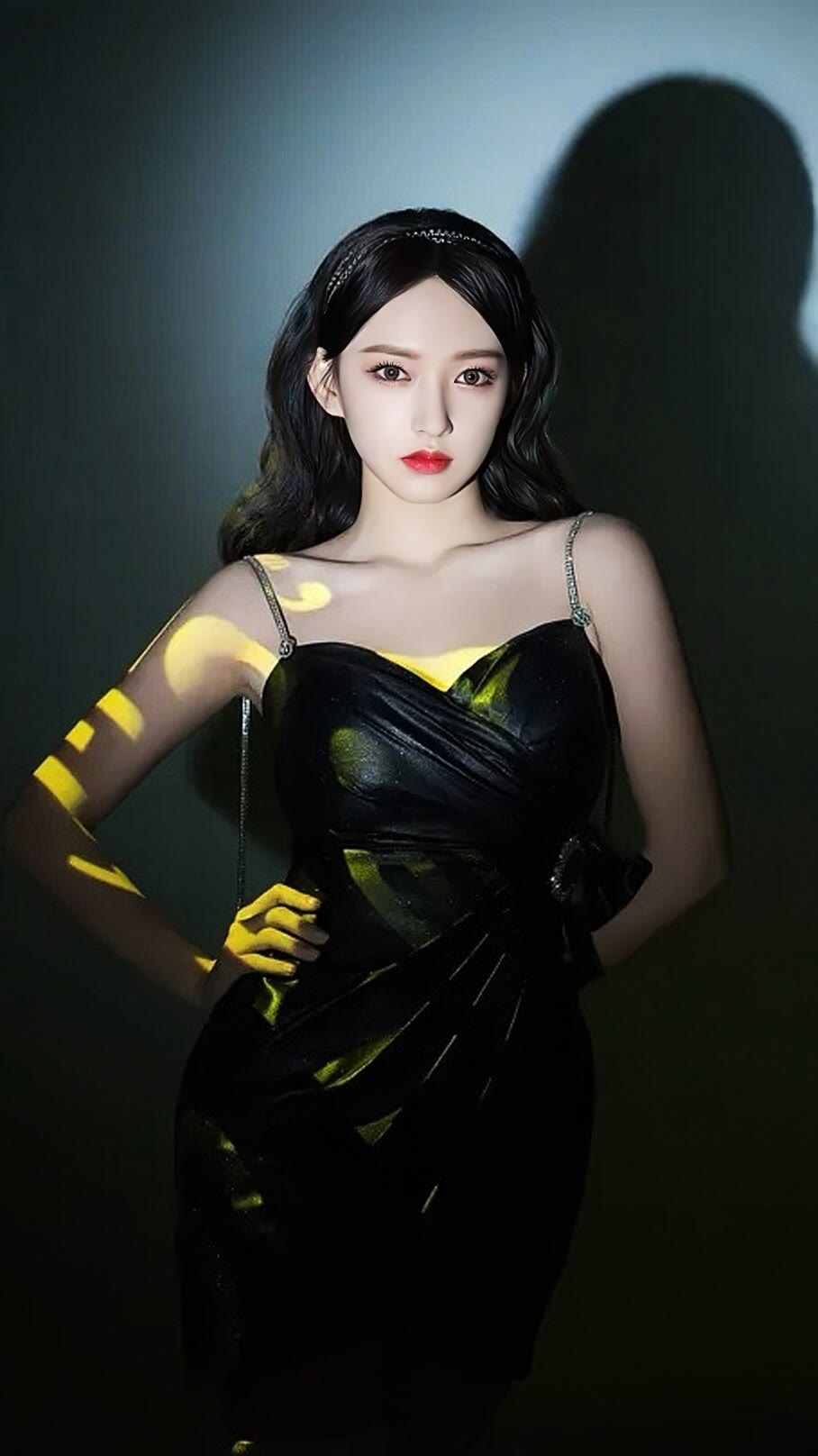 日常穿搭# 同样款式的裙子程潇穿搭出来的感觉很漂亮,特别有气质