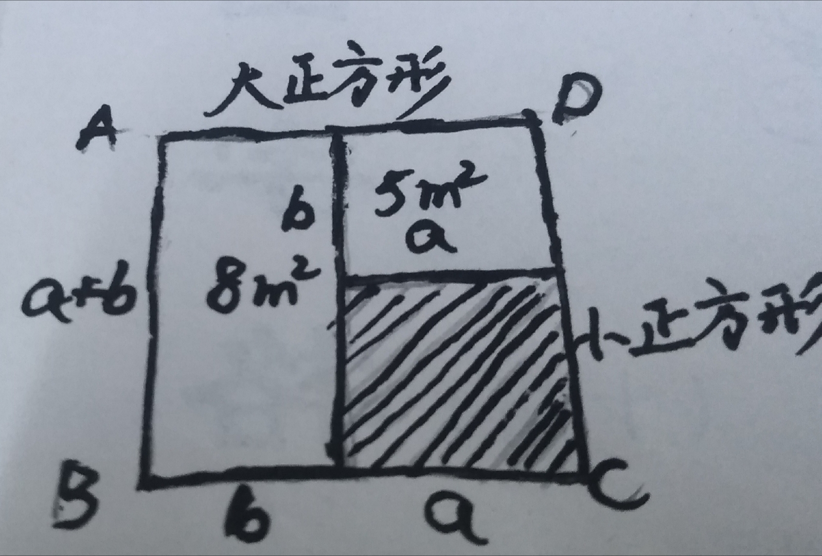 正方形分成二等分图片图片