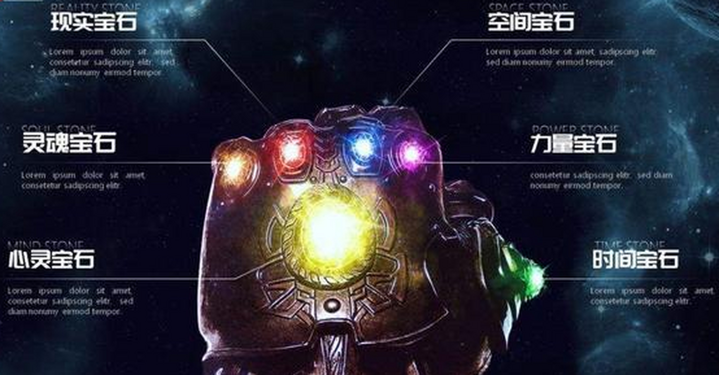 漫威宝石 漫威世界的能量,源自于无限宝石.