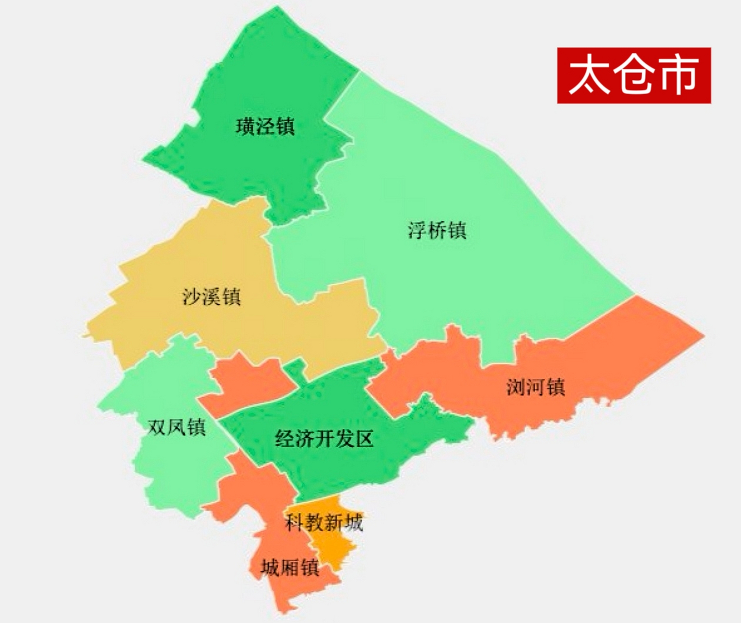 太仓市乡镇地图图片