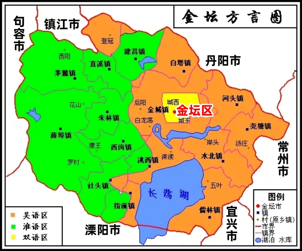 江苏吴淮结合的地方有四个,分别是南通市区,南京溧水区,常州金坛区,镇