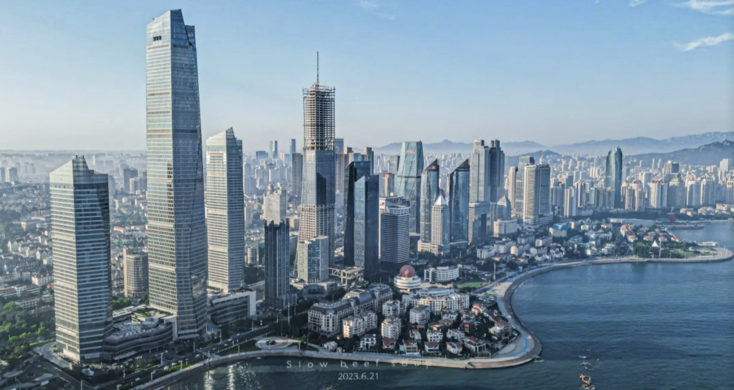 从航拍图对比可以看出济南和青岛城建的真实差距,确实济南城建要比