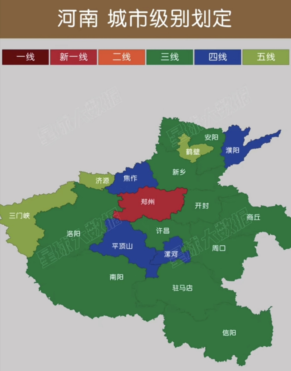 这不符合河南的城市定位吧,最起码洛阳可以进入二线城市级别,虽然经济
