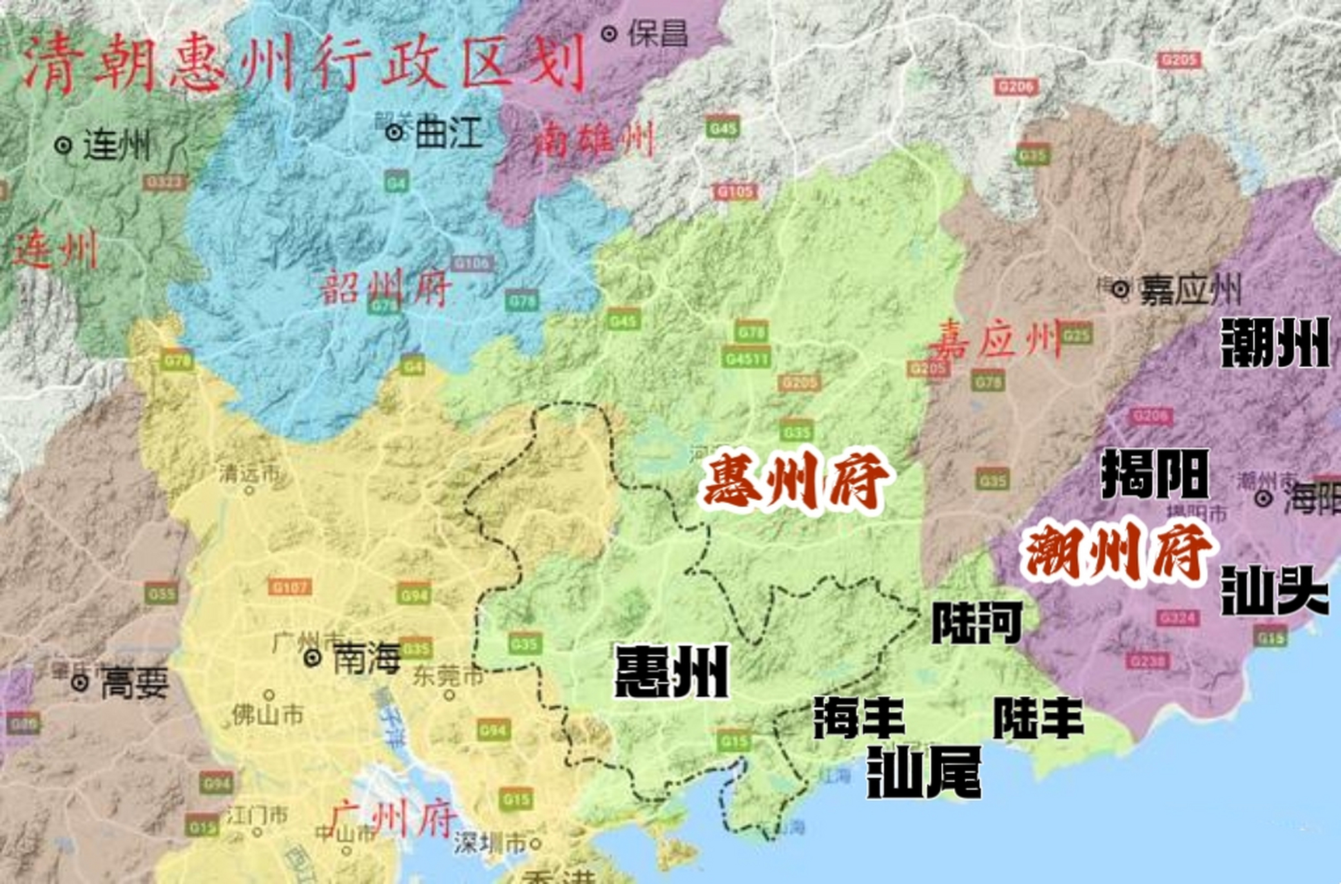 说真的海陆丰人可以考虑加入惠州的闽南民系,也就是