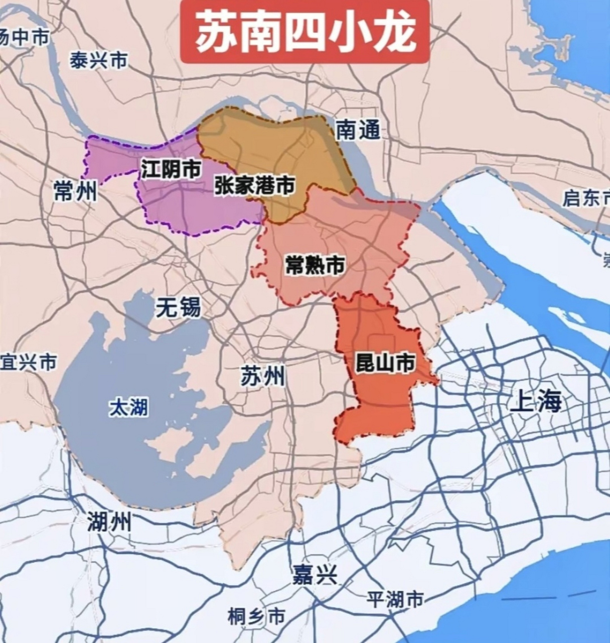 张家港市各乡镇地图图片