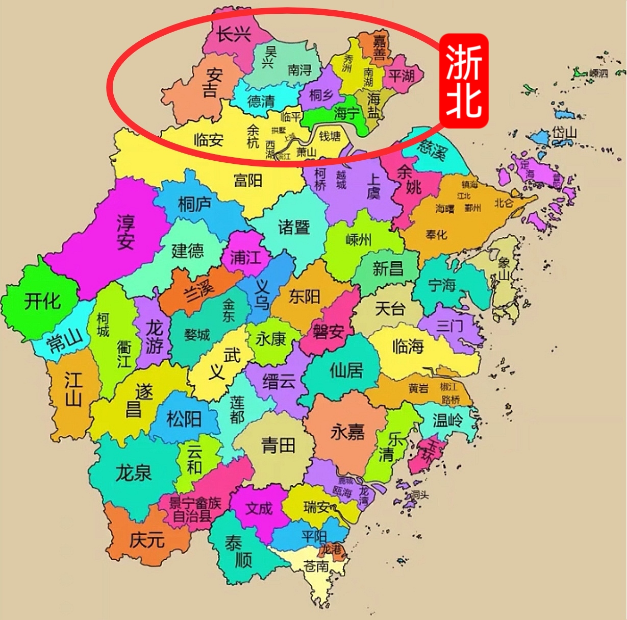 杭嘉湖以外的浙江区域,都是平视浙北,没有感觉谁会羡慕这里,或者把