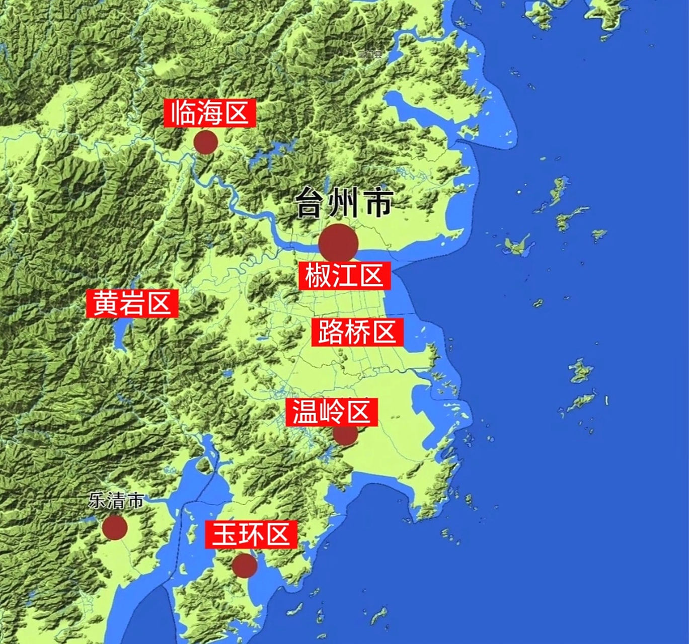 台州未来应该做的就是两件事:第一早点把温岭改区,把市中心搬到温岭去