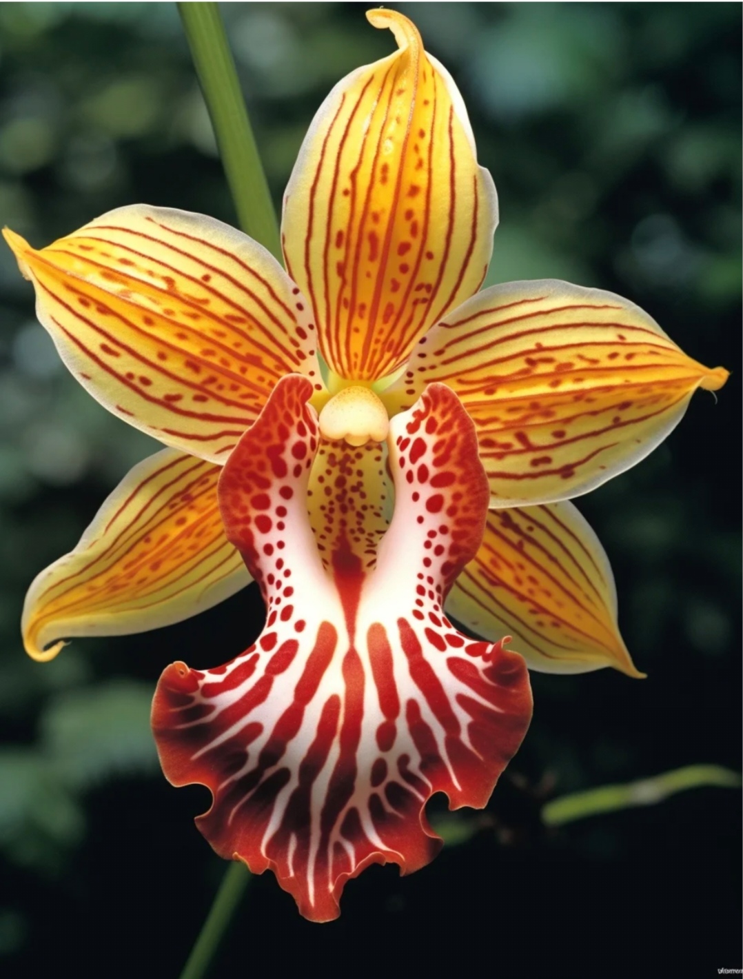 这也是热带兰花,送给各位陪你一起用下午茶呗!