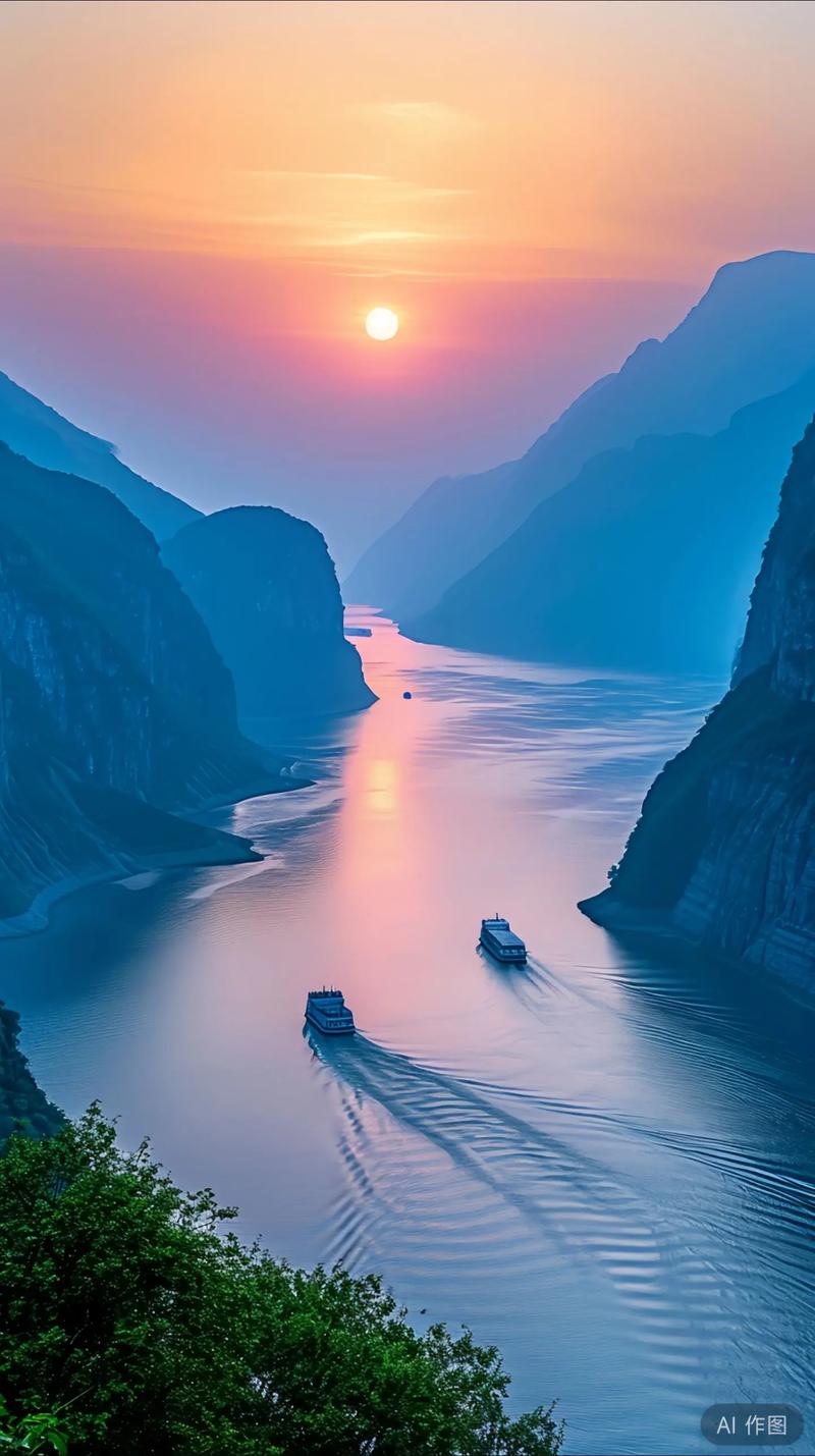 又带着滚滚的相思奔腾而去 成就千古的岁月沧桑 长江鸟瞰壮美长江壮美