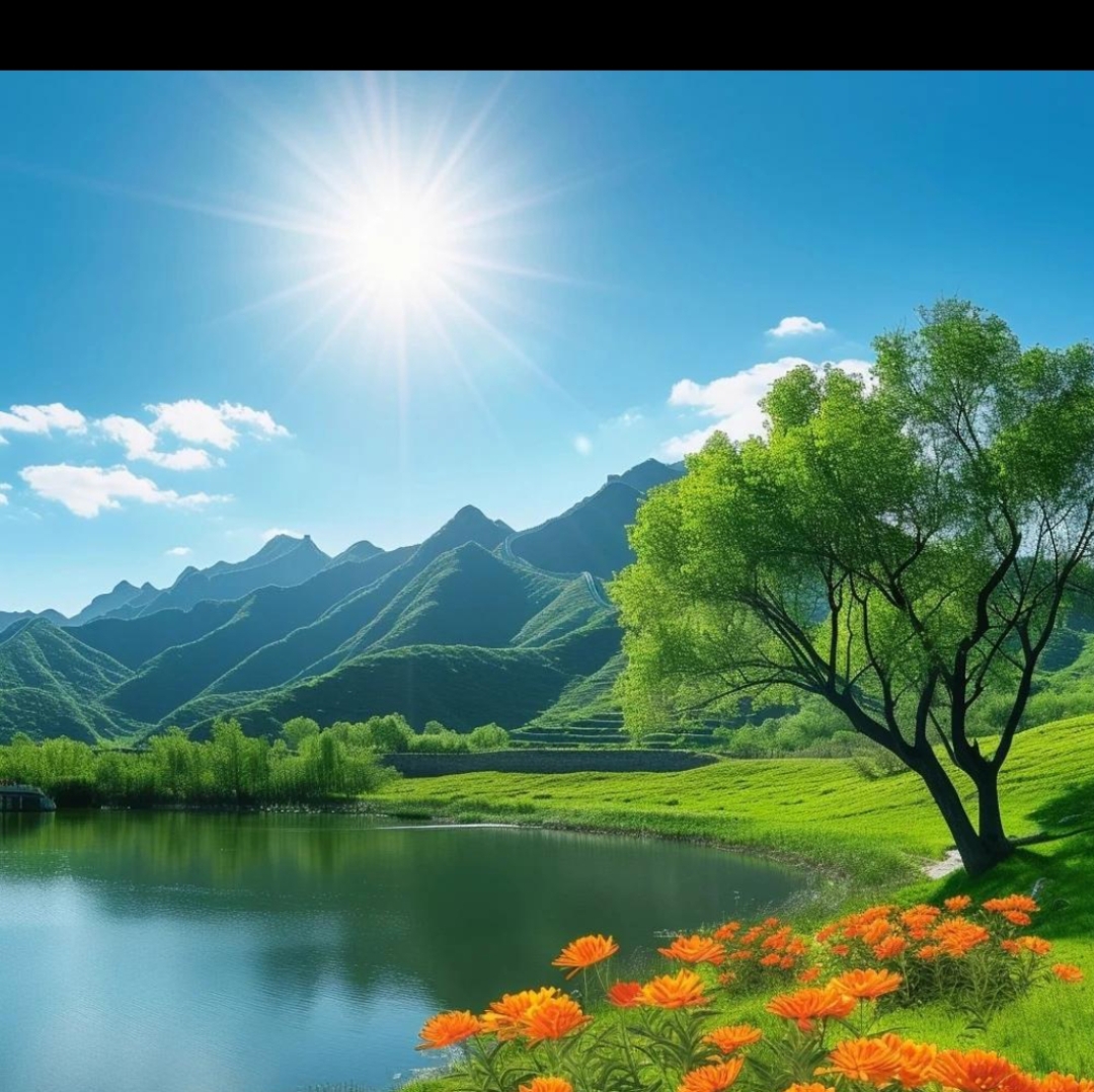 东方破晓,天际泛起一抹绮丽的鱼肚白,俄而,一轮红日