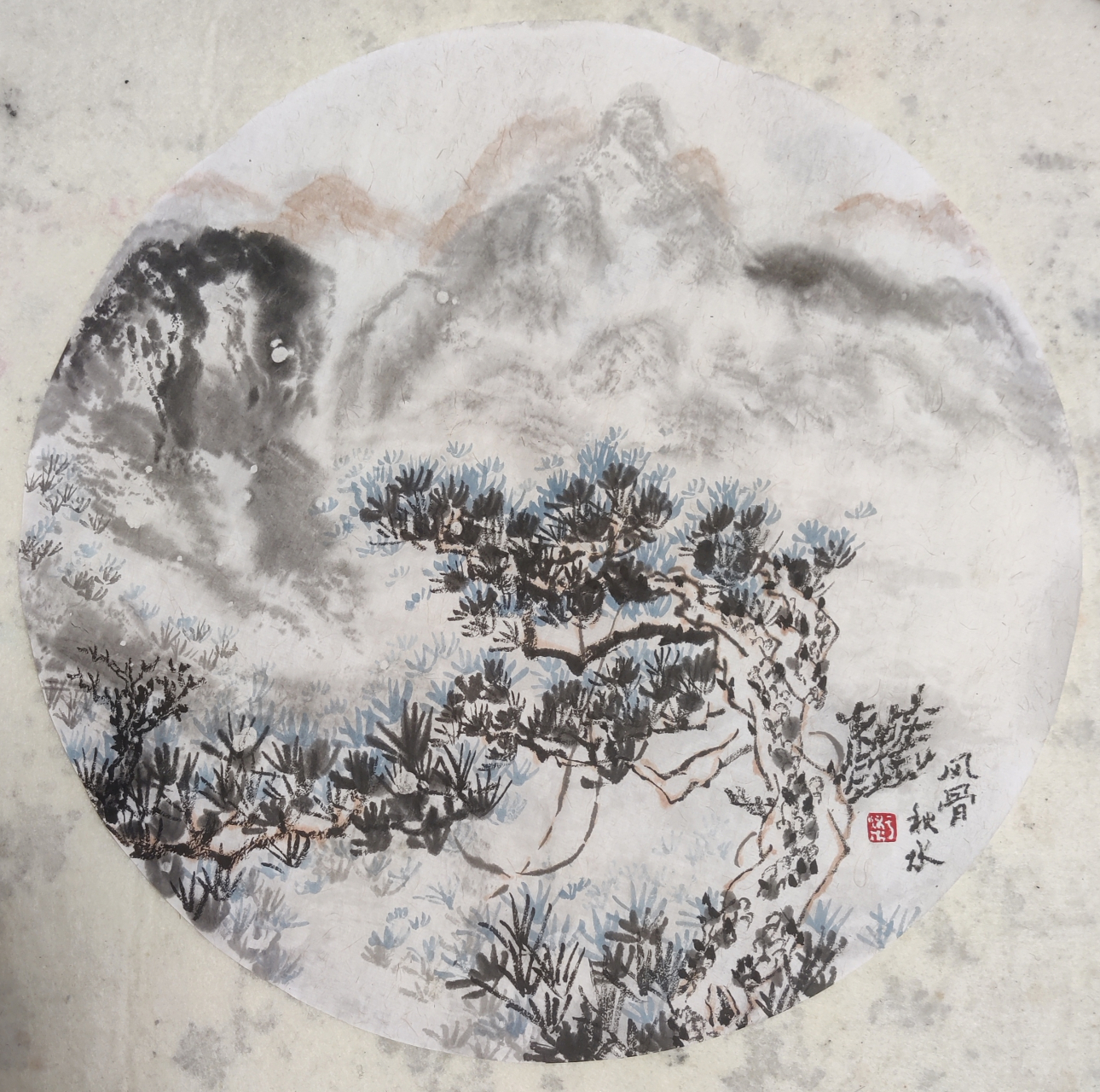 于秋水工作室 -国画作品《风骨》 欢迎切磋交流!