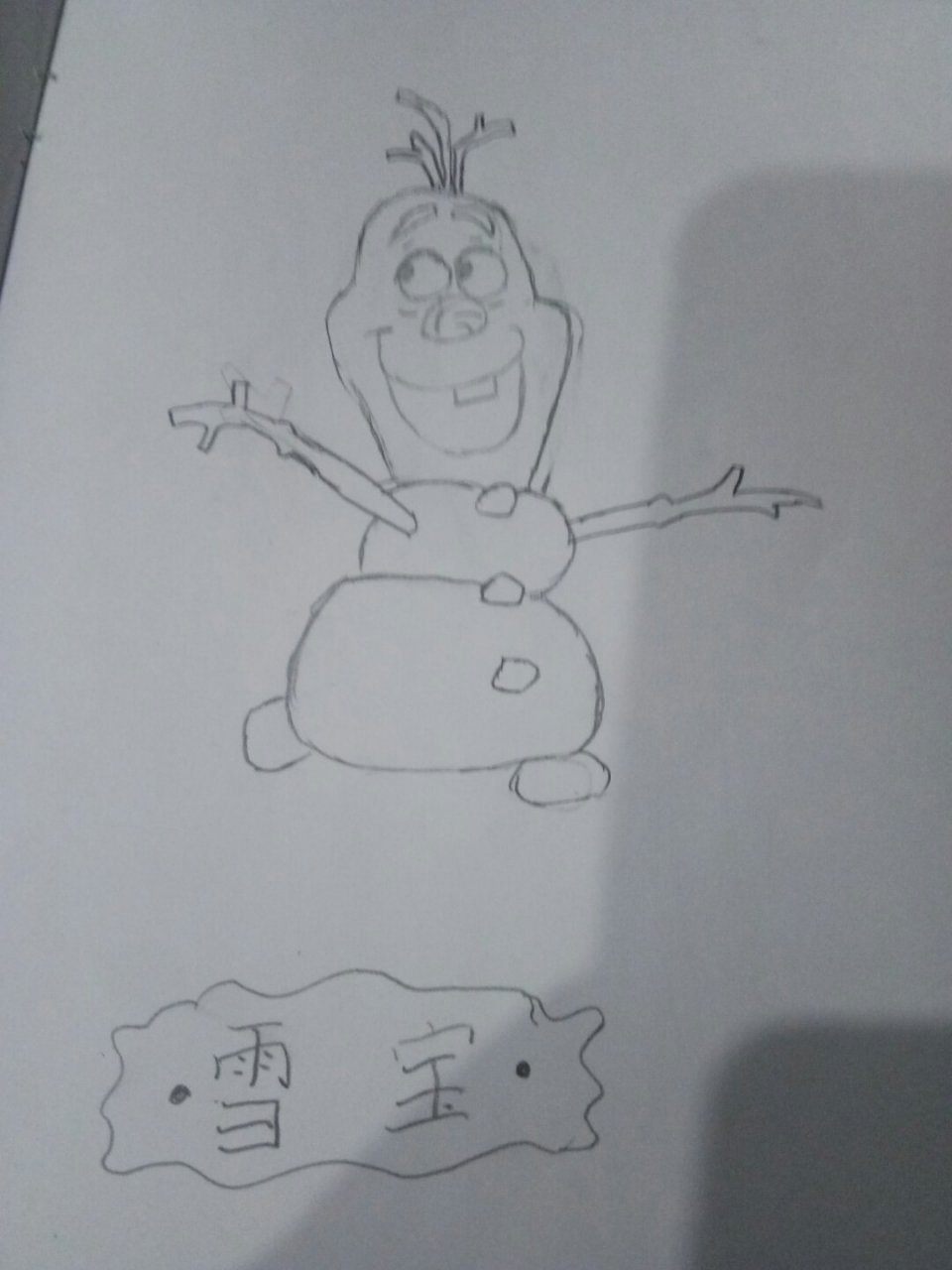 冰雪奇缘的雪宝