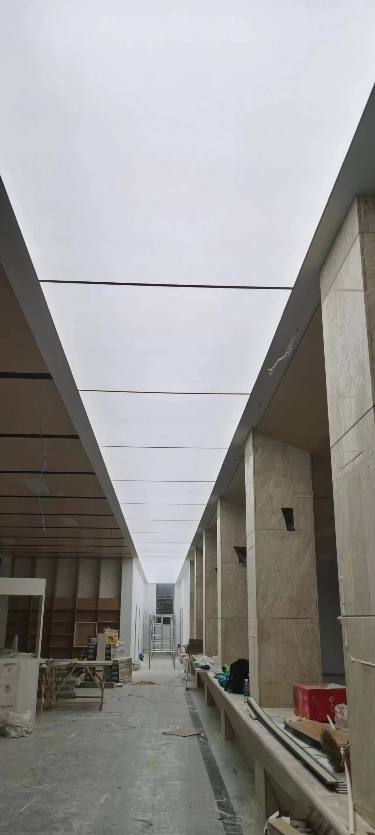 白膜软膜天花吊顶,防火阻燃效果杠杠的#灯箱