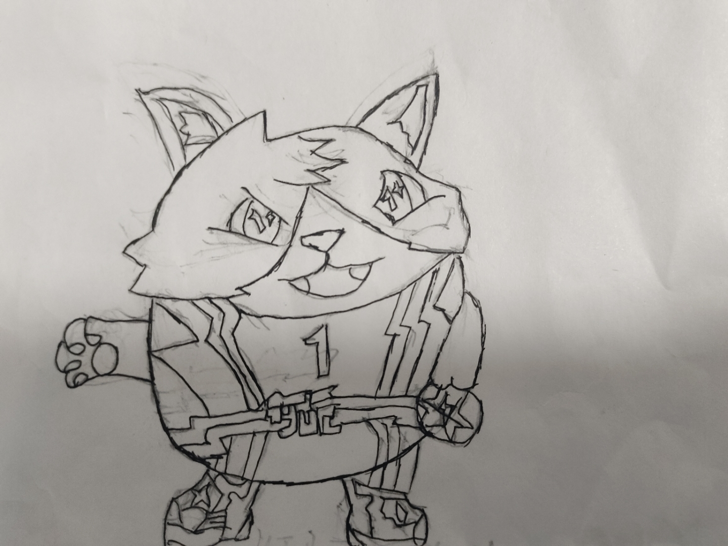 (闪电阿存简笔画)