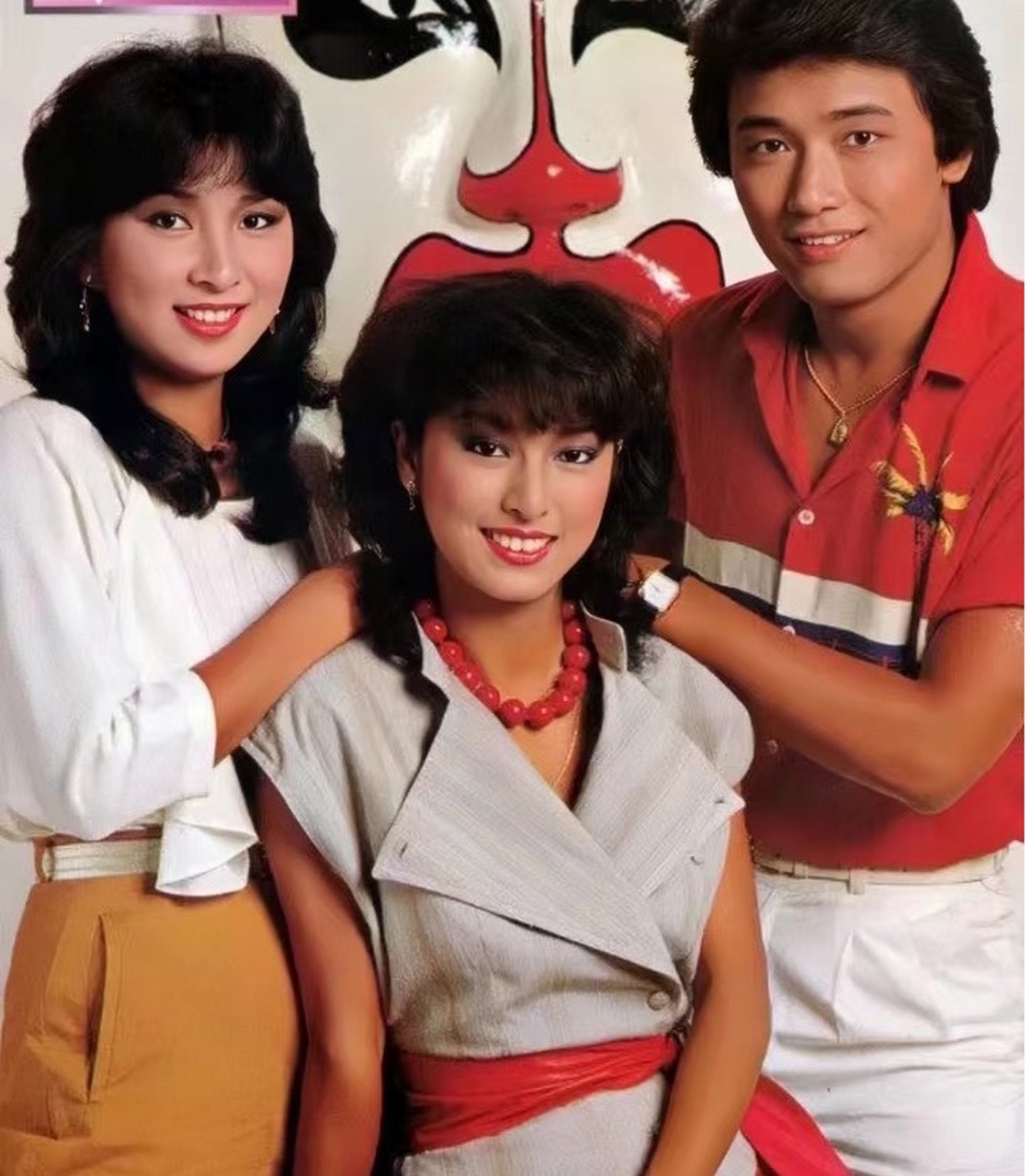 80年代,香港演员:陈秀珠 ,米雪 ,苗侨伟.