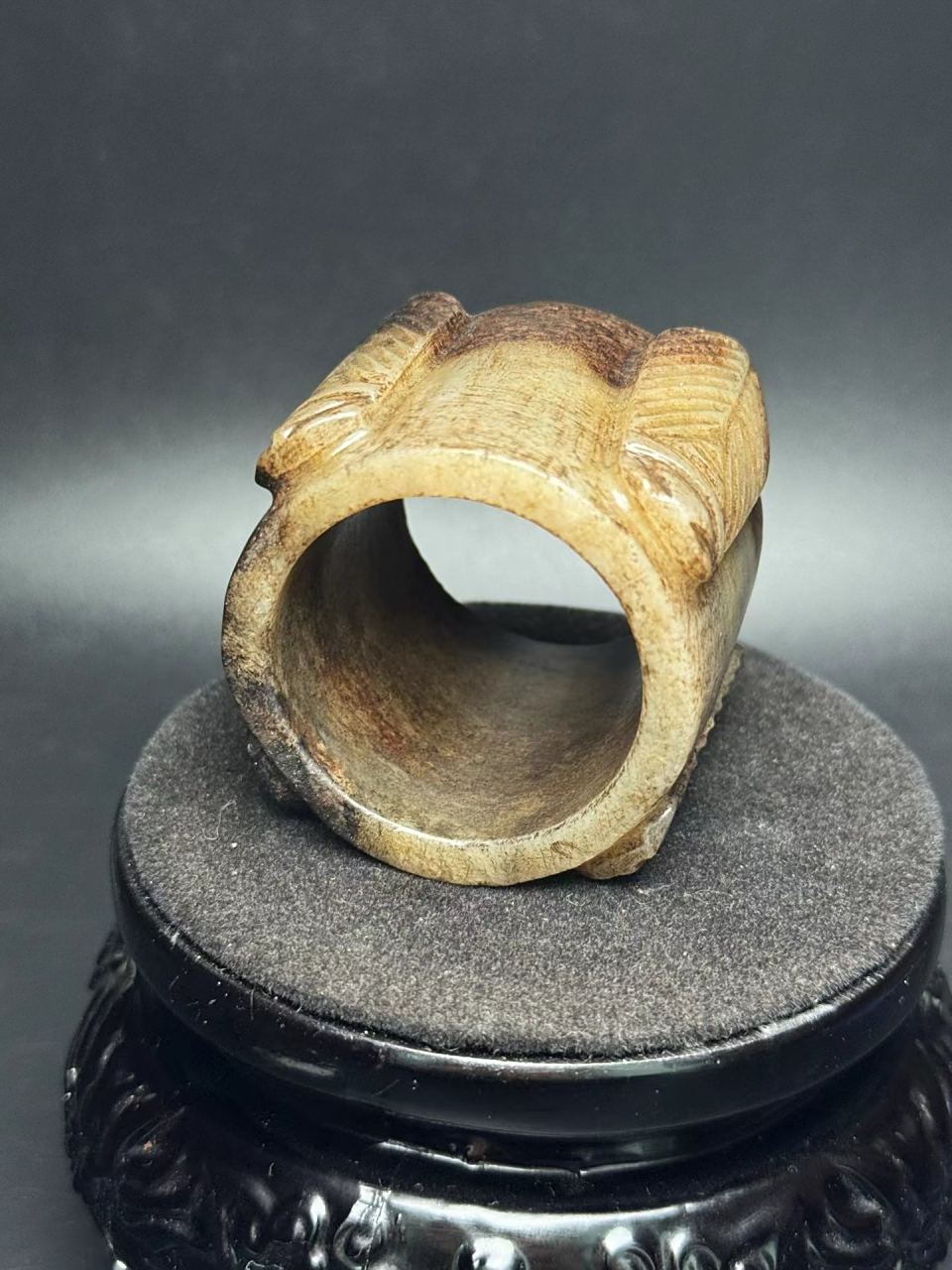 精美和田玉发箍!古代发饰!四面有蝉!四方有名!雕刻精美!玉质温润!