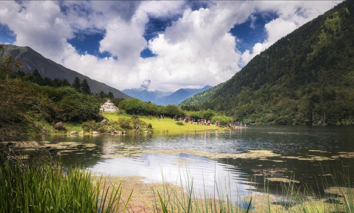 康定跑马山风景区图片