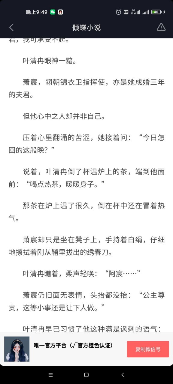 抖音推荐主角是叶清冉萧宸古代短篇小说 叶清冉萧宸小说《公主与锦衣
