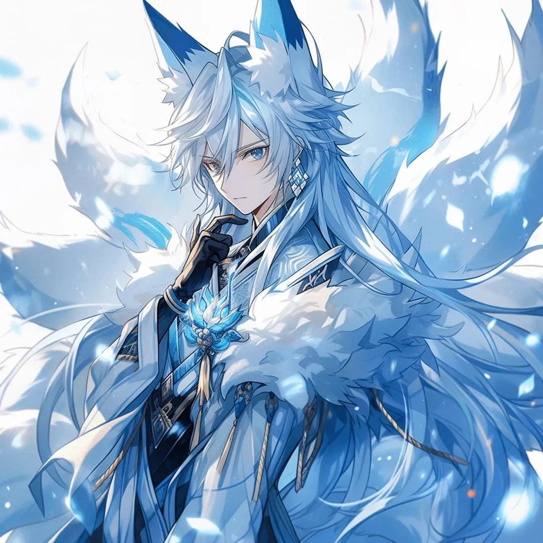 高冷九尾狐头像