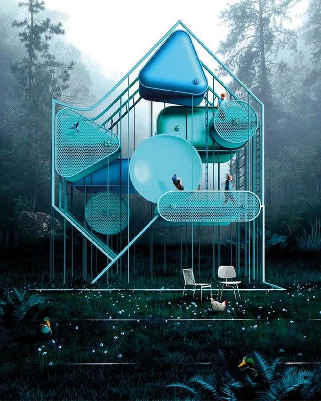 建筑的未来派超酷概念设计 #被动式建筑