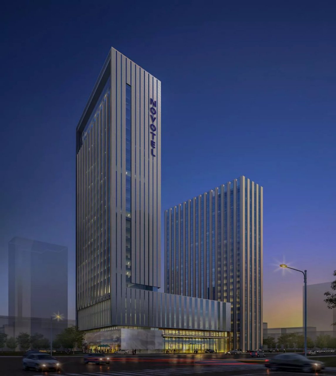 长沙会展诺富特酒店由长沙城市发展集团有限公司投资建设,由法国雅高