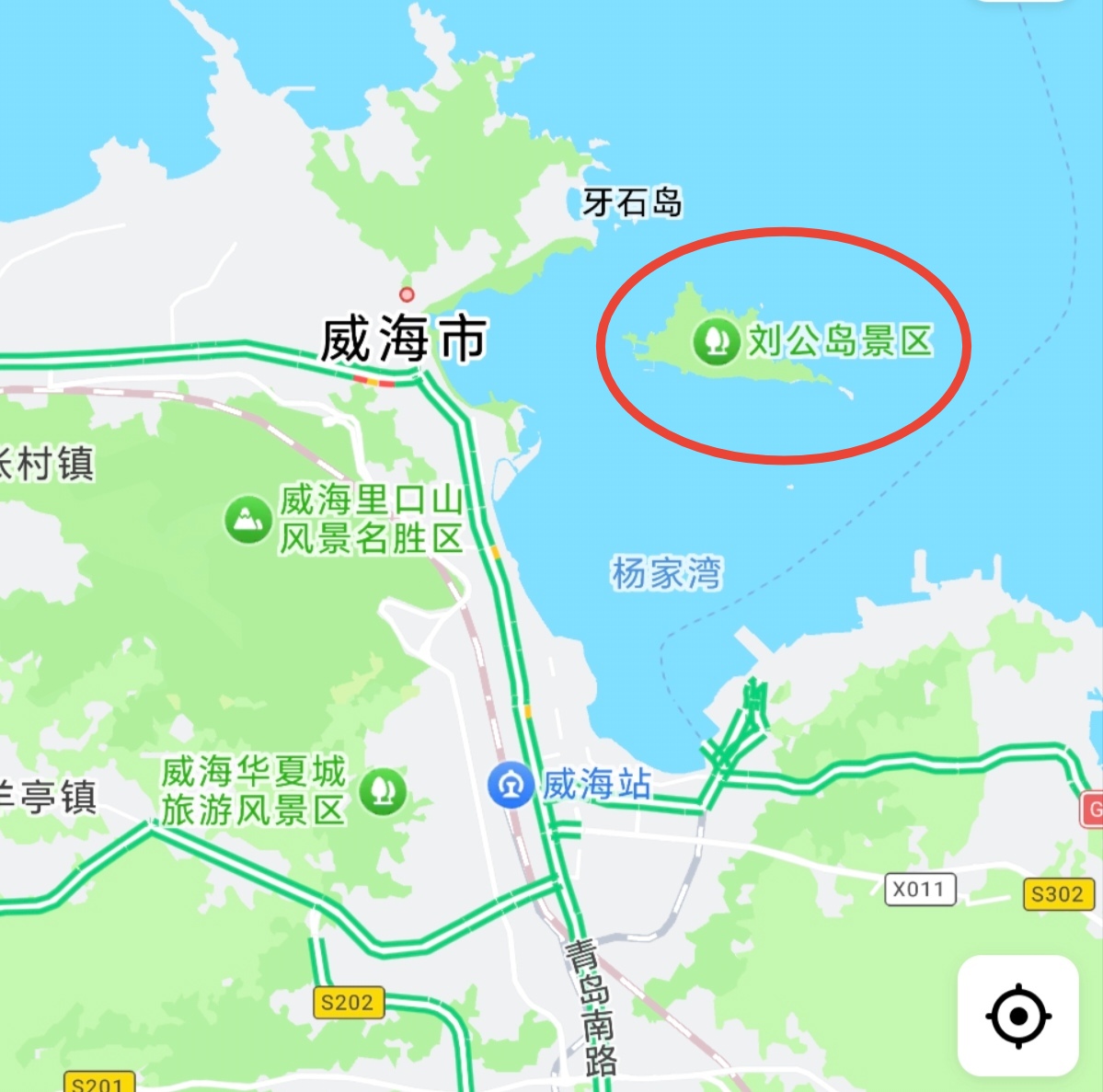 石岛湾地图图片