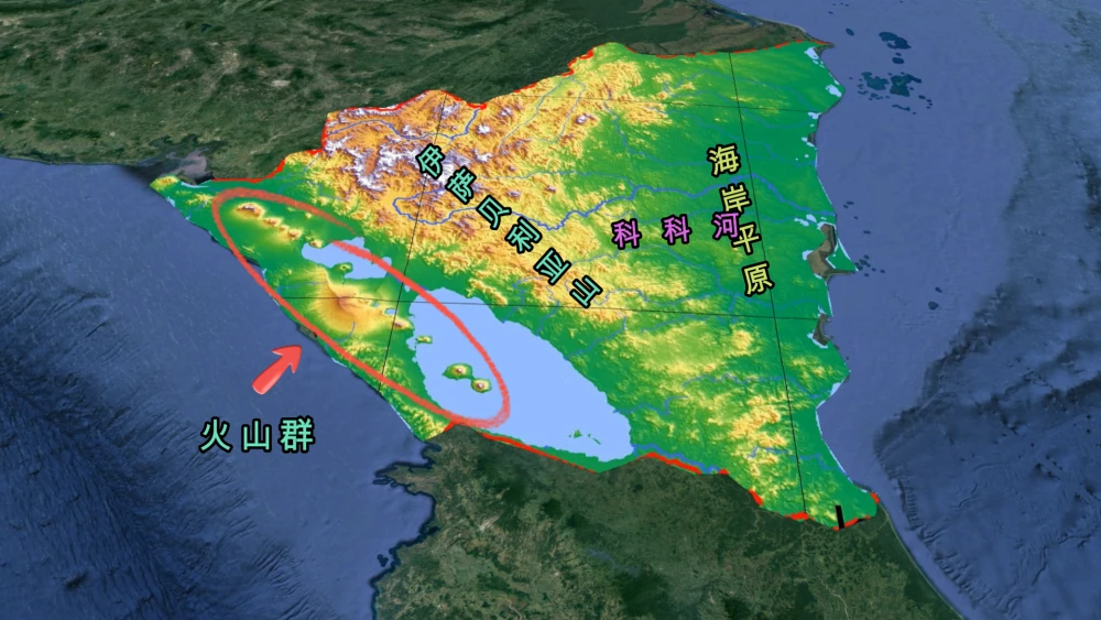 尼加拉瓜面积图片