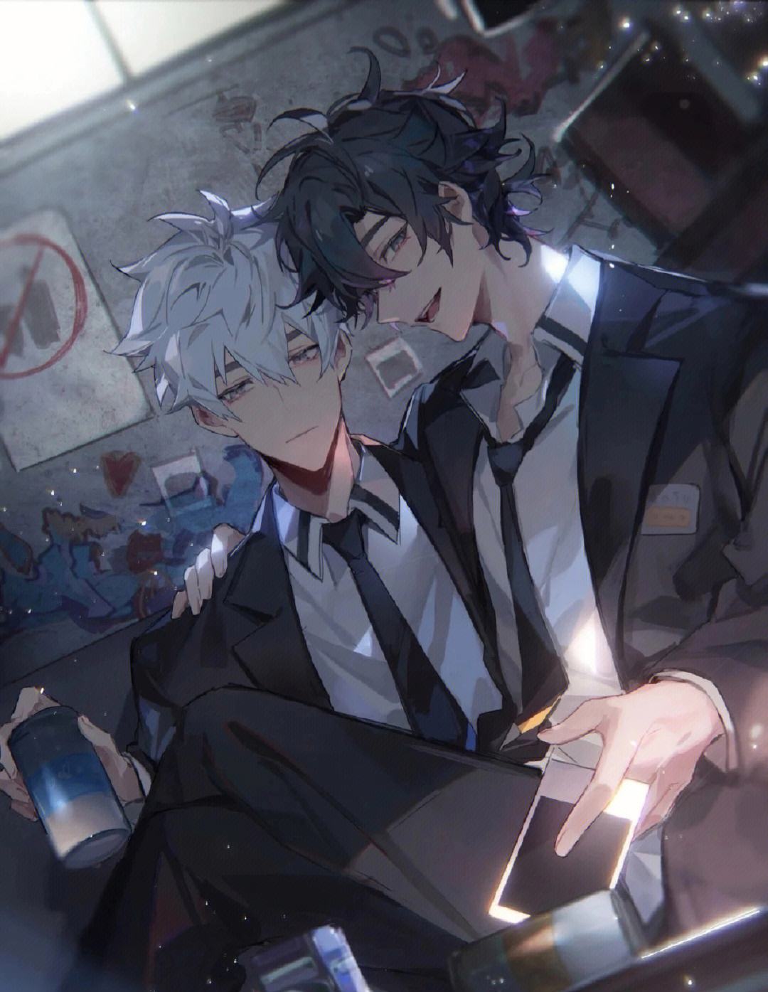 二次元专属交流地# 你们看不看时光代理人,里面的男男很好磕的[偷]