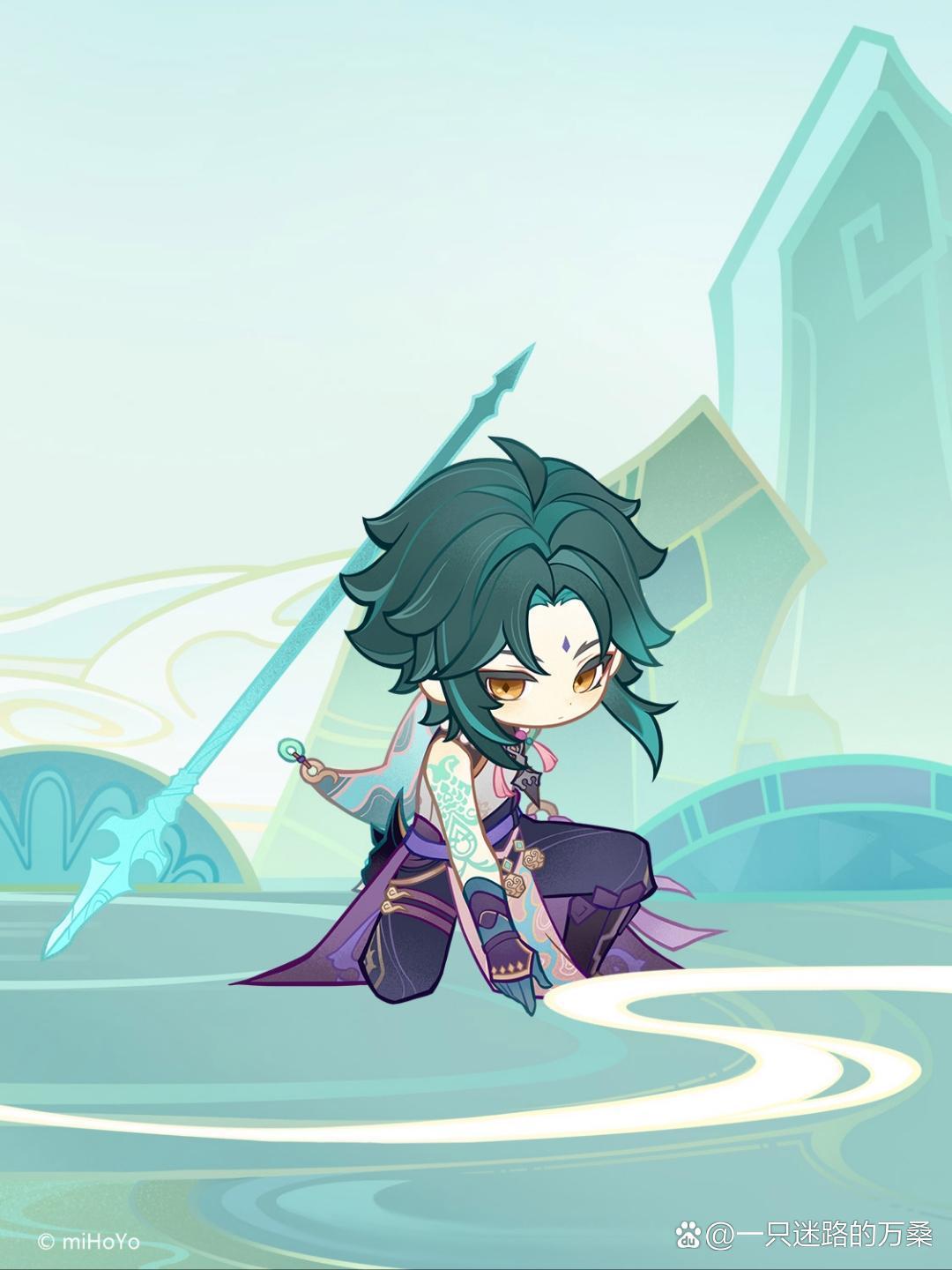 原神# 今天魈有点可爱,但不多