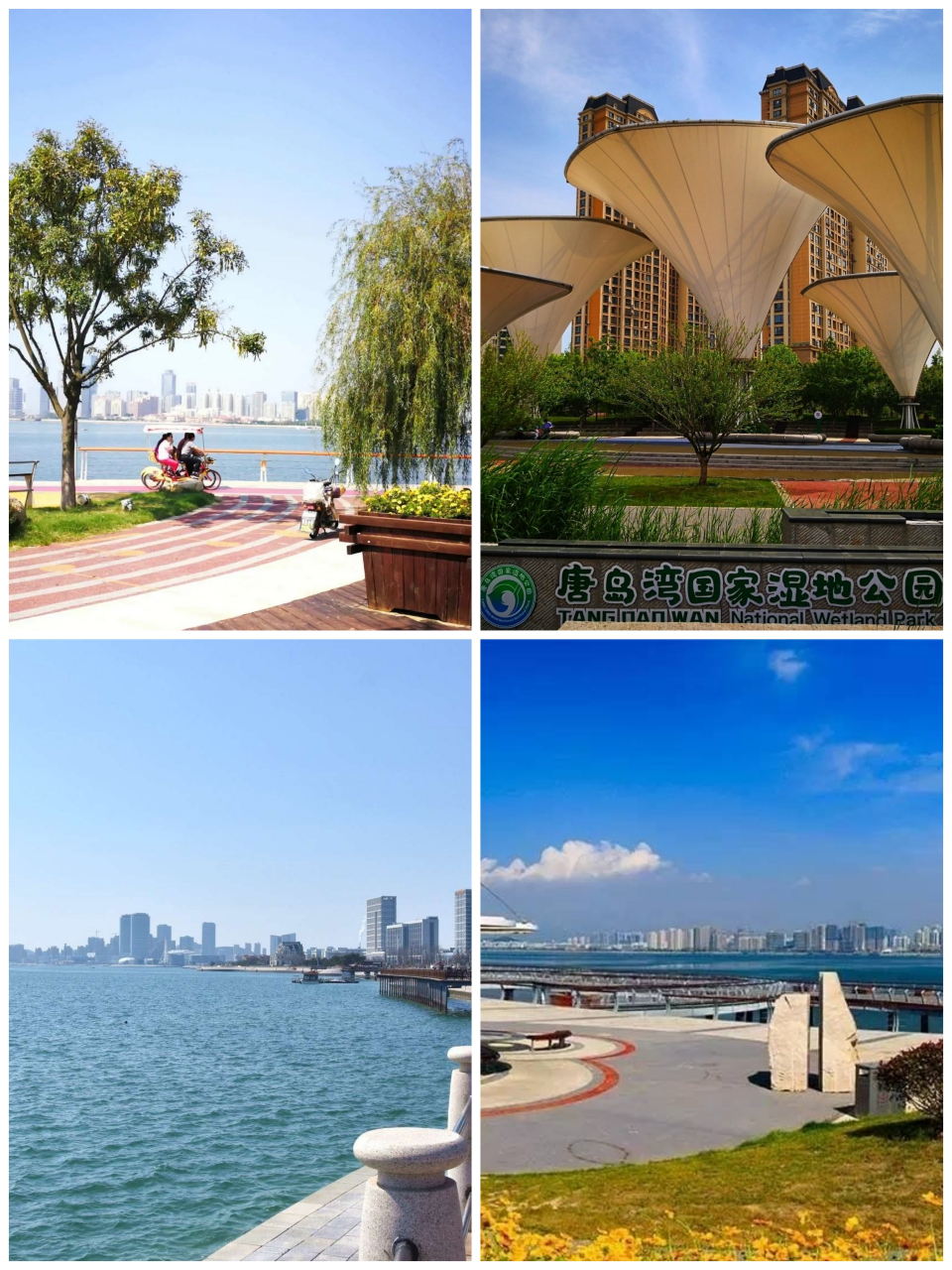 西海岸唐岛湾公园楼上总价79万!海景!得两居!