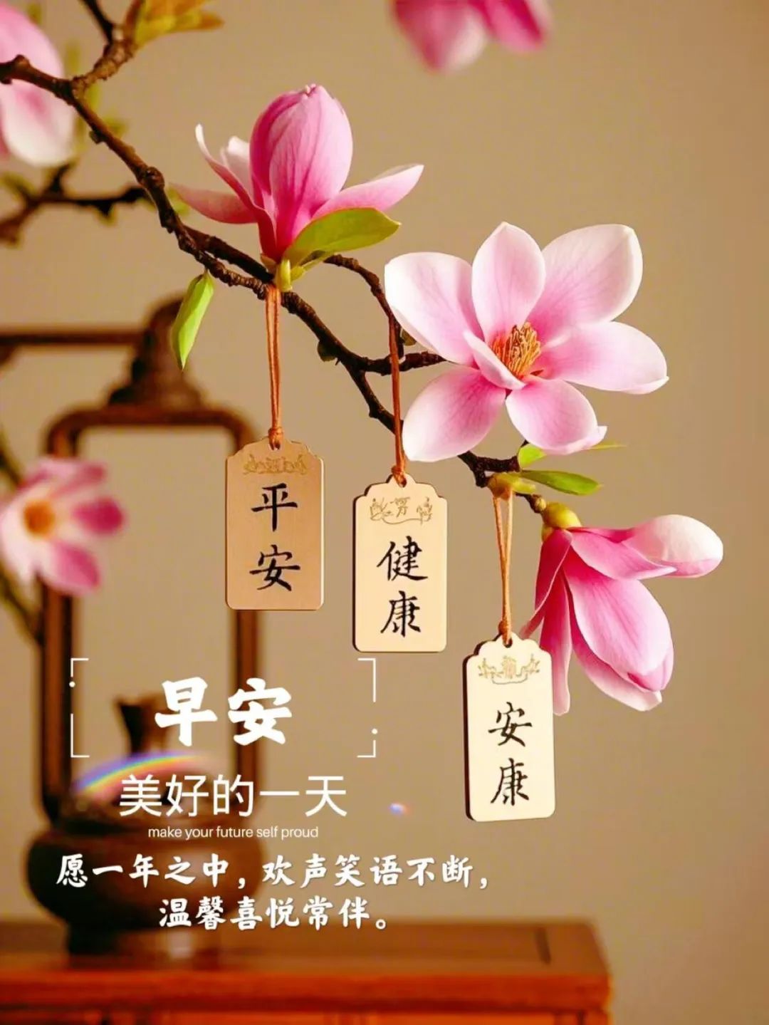 早安!朋友.晨光温柔,轻轻敲醒你的梦乡