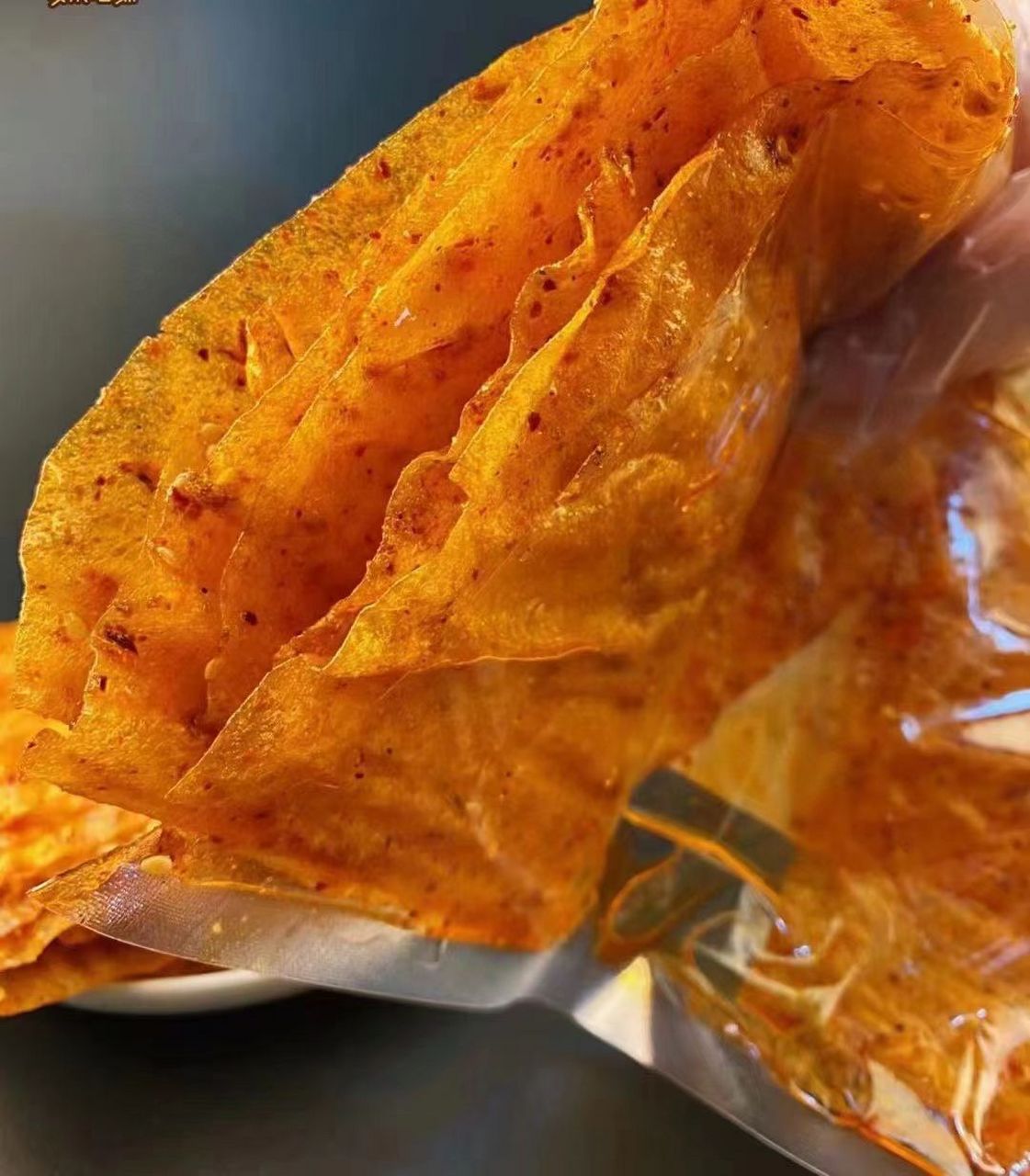 洽辣吧薄片 辣条带来的都是双倍快乐96  因为忘不掉的味道  就会