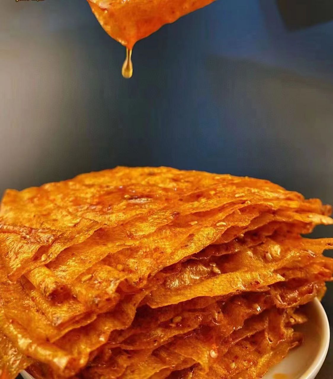 洽辣吧薄片 辣条带来的都是双倍快乐96  因为忘不掉的味道  就会