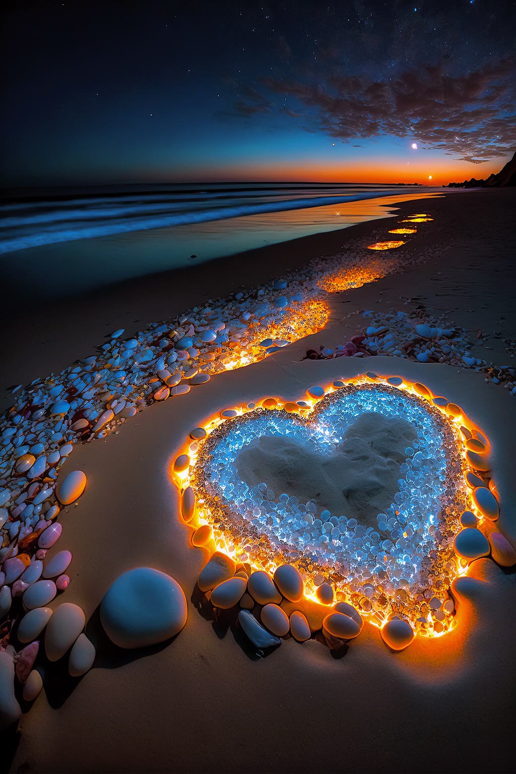 哇,这颗心好可爱啊!