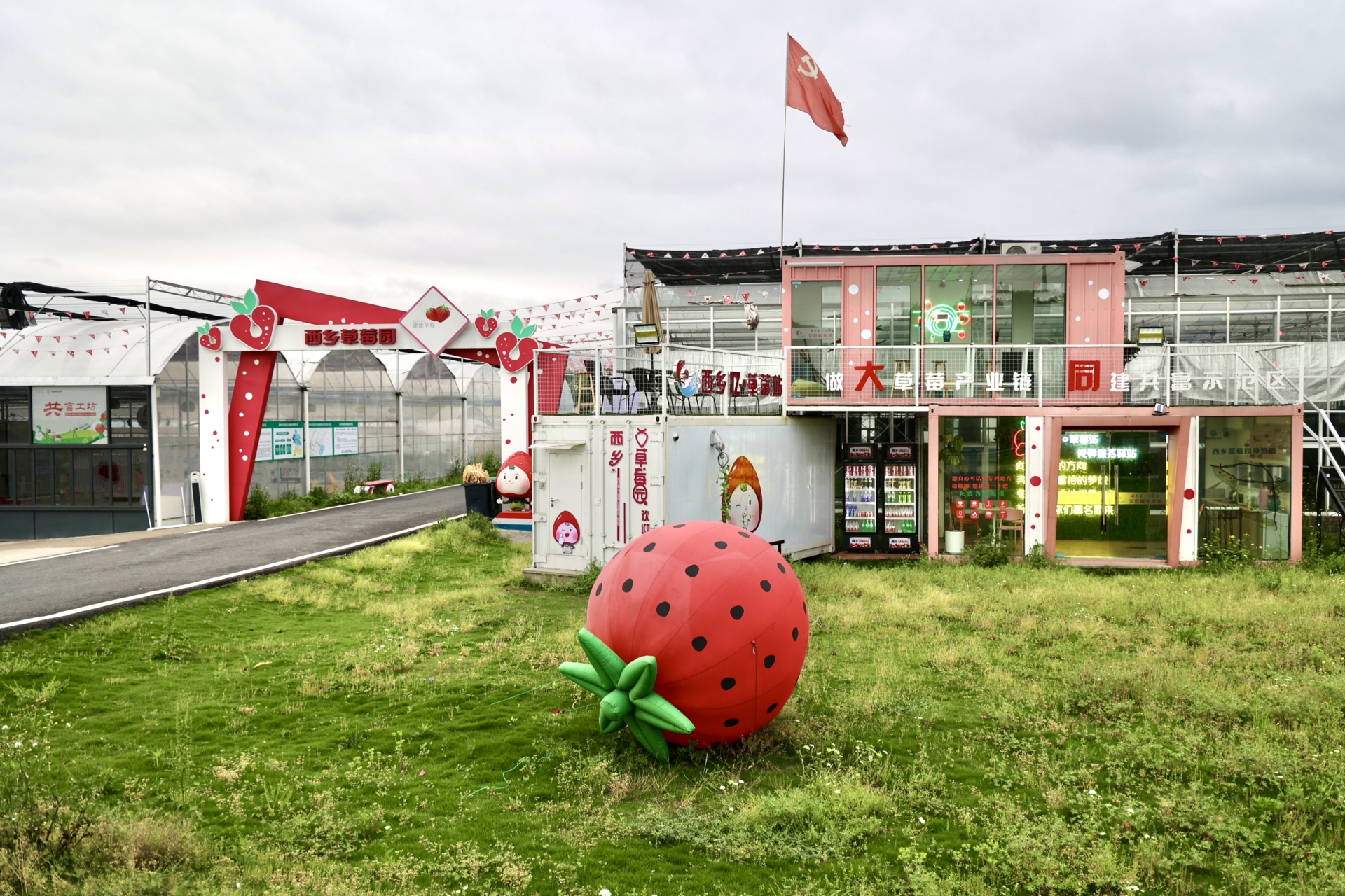 杭州建德草莓小镇图片