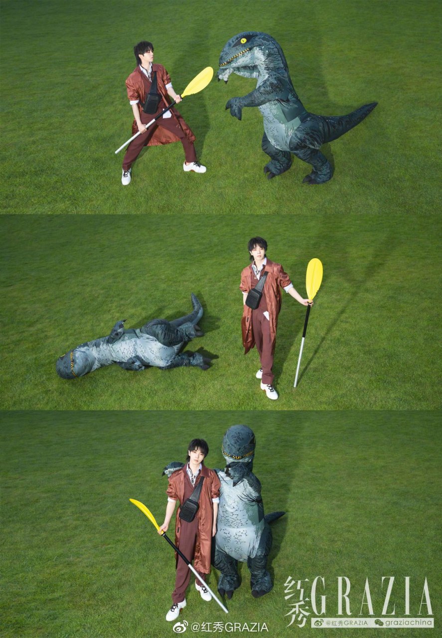 华晨宇#  花花打败了哥斯拉 并和它成为了朋友?