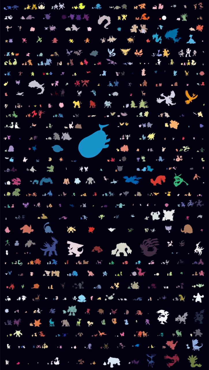 宝可梦剪影壁纸