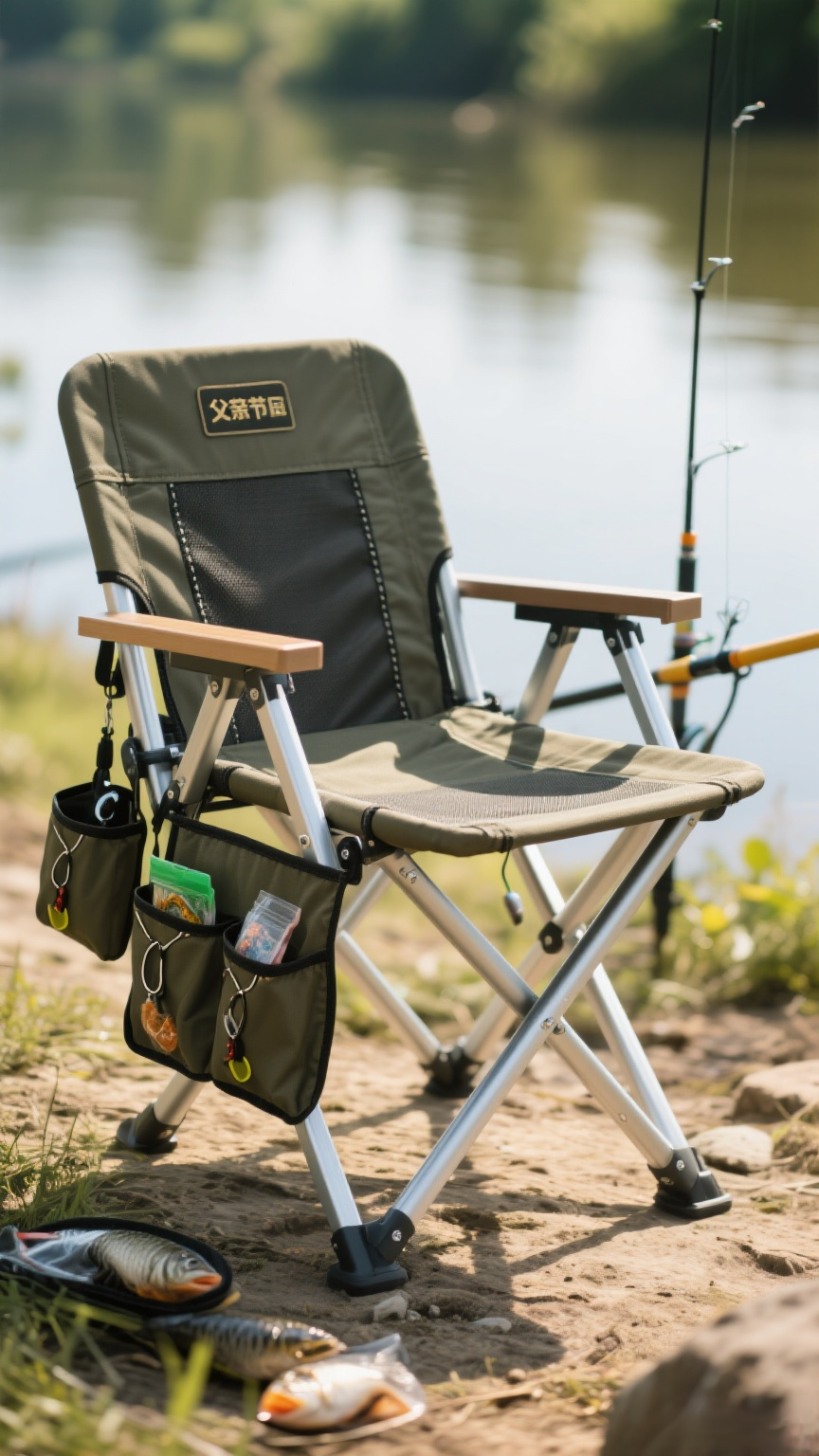 放松惬意情绪,应用于户外钓鱼场景