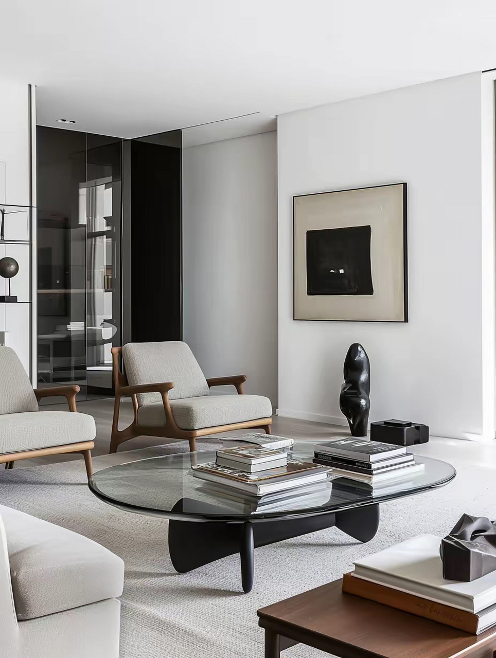 家居设计|极简主义 现代简约风客厅,一尘不染,让人忍不住想躺下.