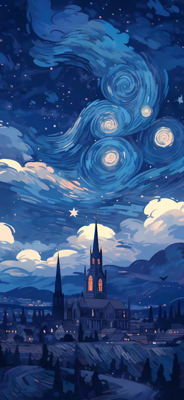 壁纸|梵高星空