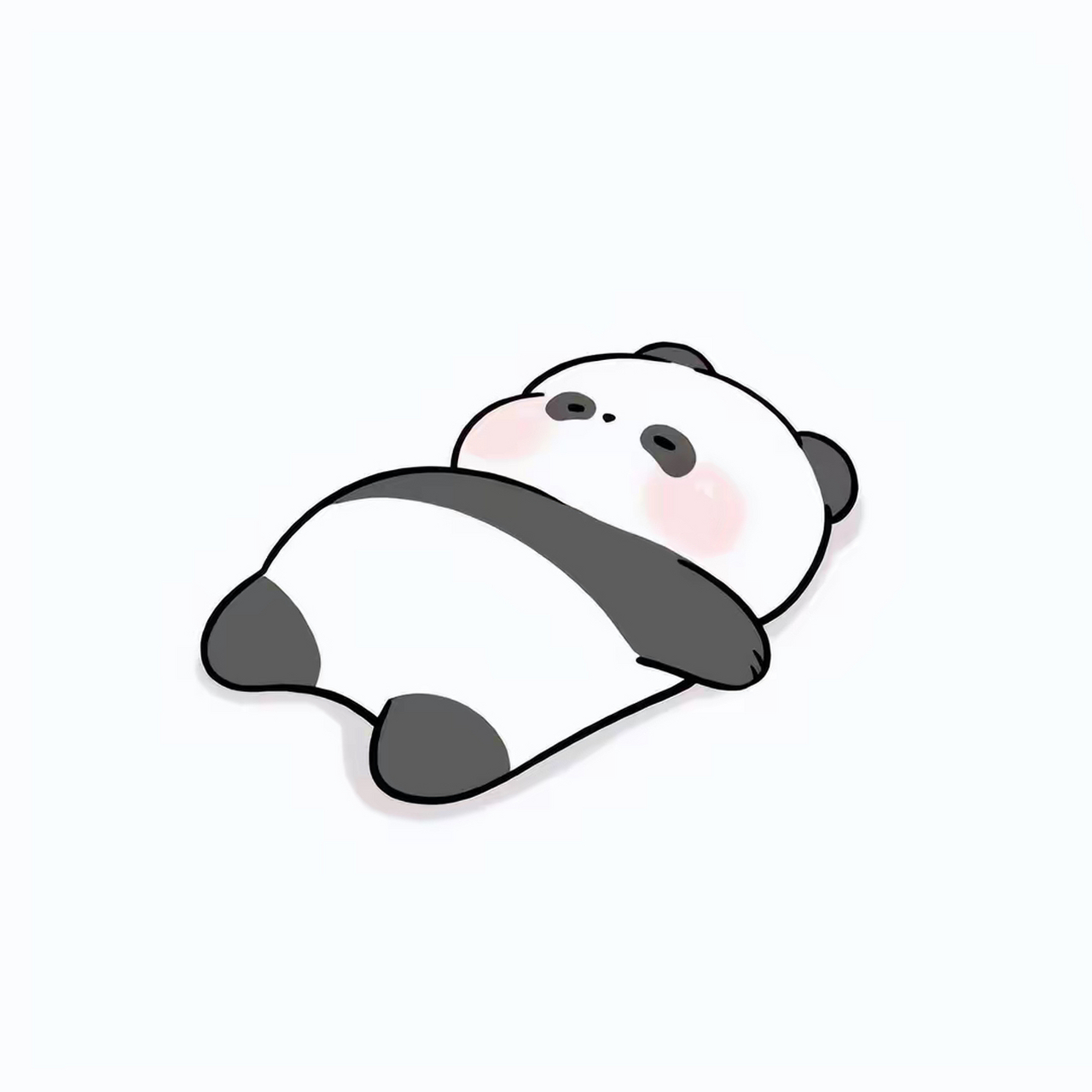 童趣 | 简笔画 懒洋洋的一天,只想做个"躺平"熊猫.