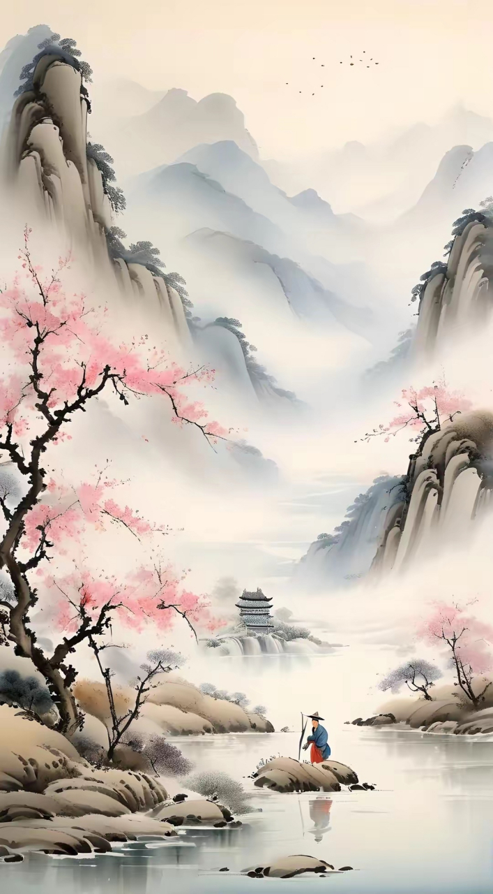 水墨淡彩|意境之美