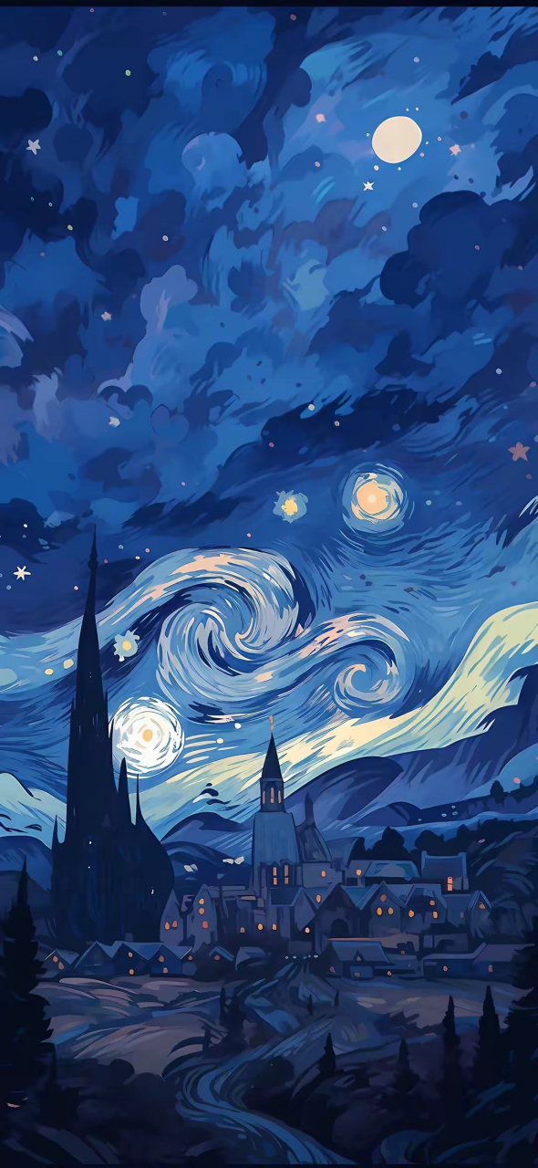 壁纸|梵高星空