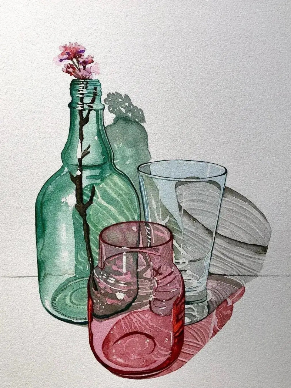 水彩 | 静物写生作品 土耳其艺术家 serpil umit  赛尔皮尔.乌米特
