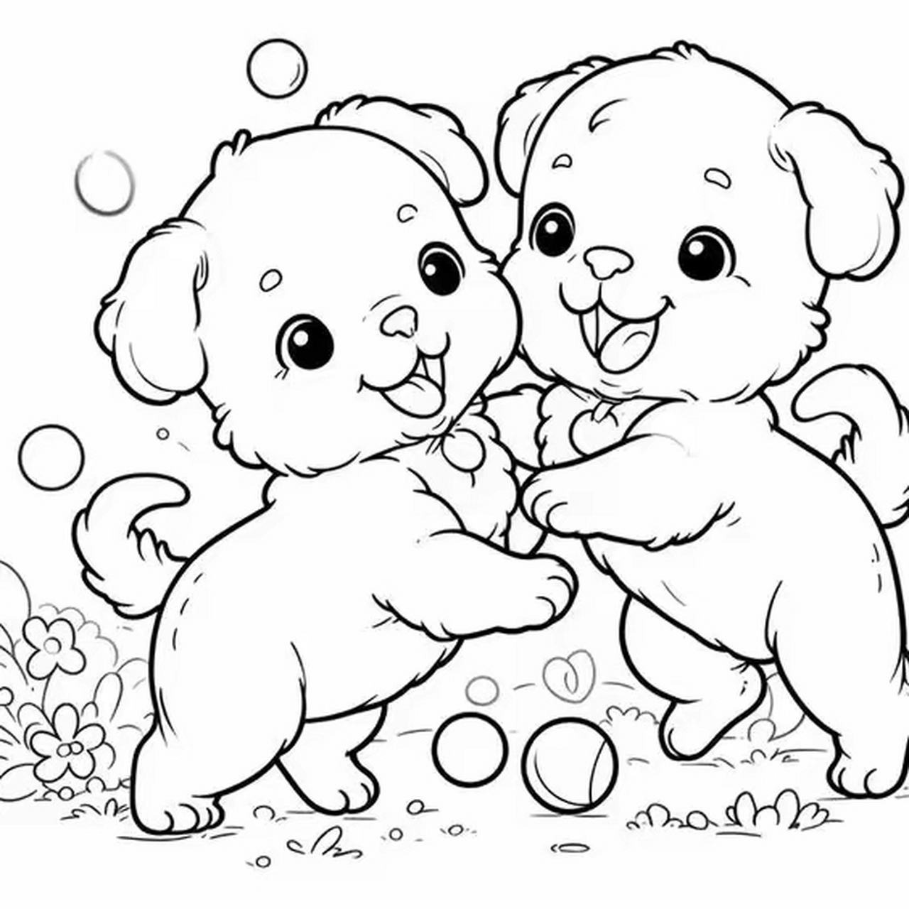 两只小猫嬉戏,萌态百出真可爱.