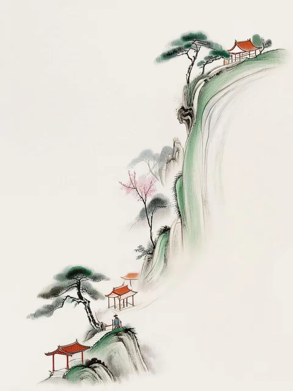 水墨淡彩|意境之美